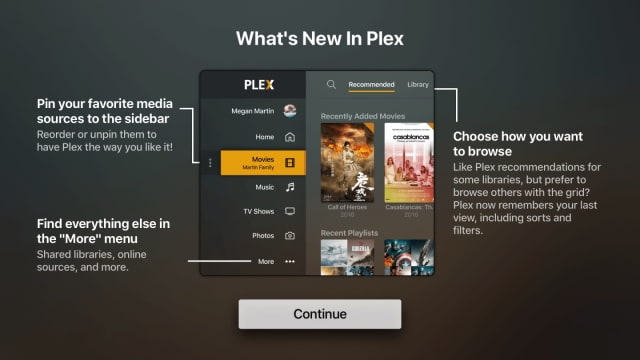 Plex Launches Beta of Redesigned App for Apple TV