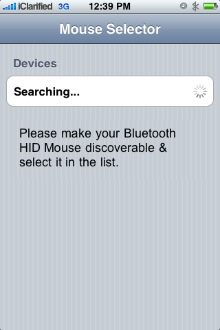 BTstack Mouse: Controla tu iPhone desde un ratón bluetooth