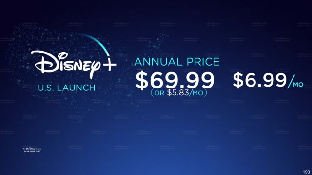 Disney+ Streaming Service to Launch November 12th for $6.99/Month