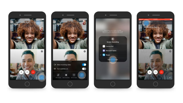 Skype Announces Screen Sharing Feature for iOS and Android