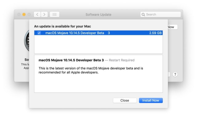Apple Releases macOS Mojave 10.14.5 Beta 3 [Download]