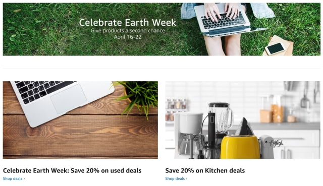 Last Chance to Save 20% Off Amazon Warehouse Items for Earth Week [Deal]