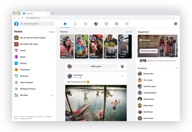 Facebook Unveils Major Redesign of Website and App [Video]