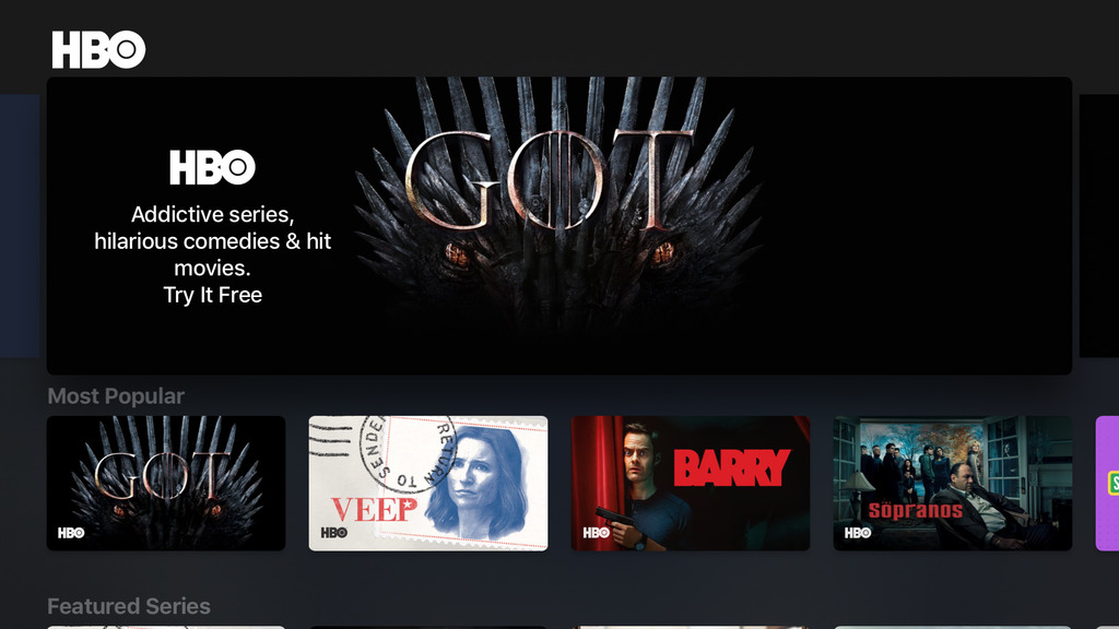 HBO Added to Apple TV Channels in Latest iOS and tvOS Betas