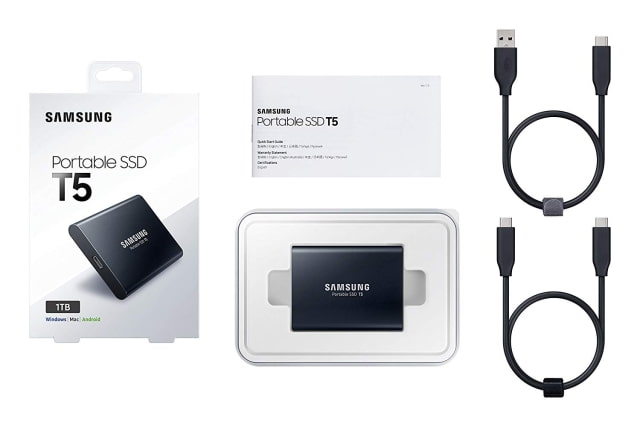 Samsung T5 1TB Portable SSD Drops to All Time Low Price [Deal]