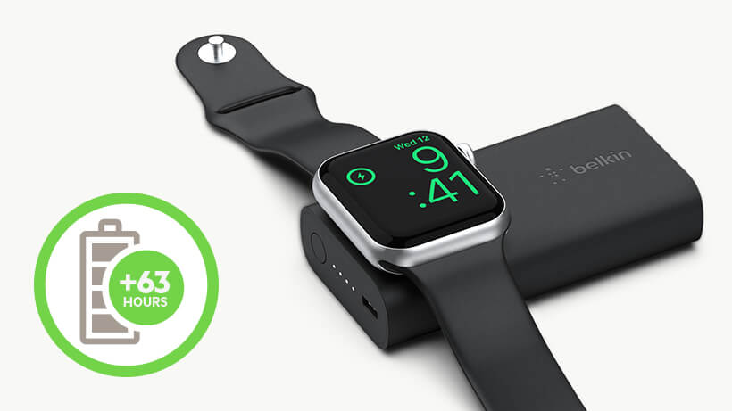 Belkin BOOST CHARGE Power Bank 2K Adds Up to 63 Hours of Charge to Apple Watch