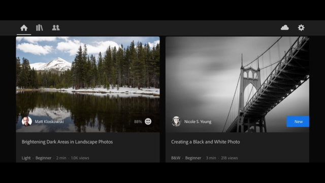 Adobe Updates Lightroom With New Home View, Interactive Tutorials, Inspirational Photos, More