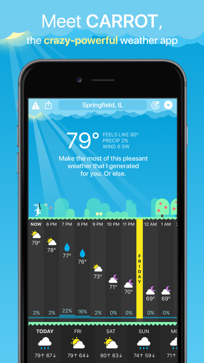 CARROT Weather App Gets Big Update With Notifications for Rain, Snow, Lightning, Storm Cells, More