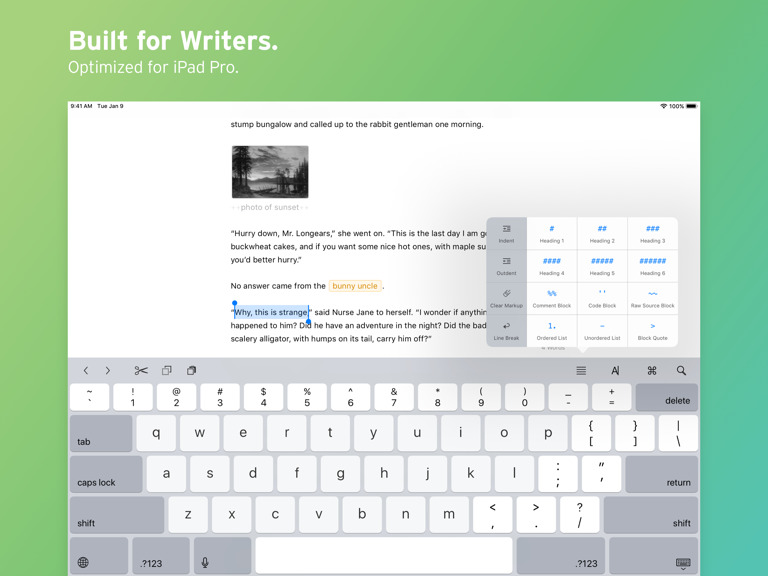 Ulysses Writing App Adds Support for Publishing to Ghost, Split View for iPad, More