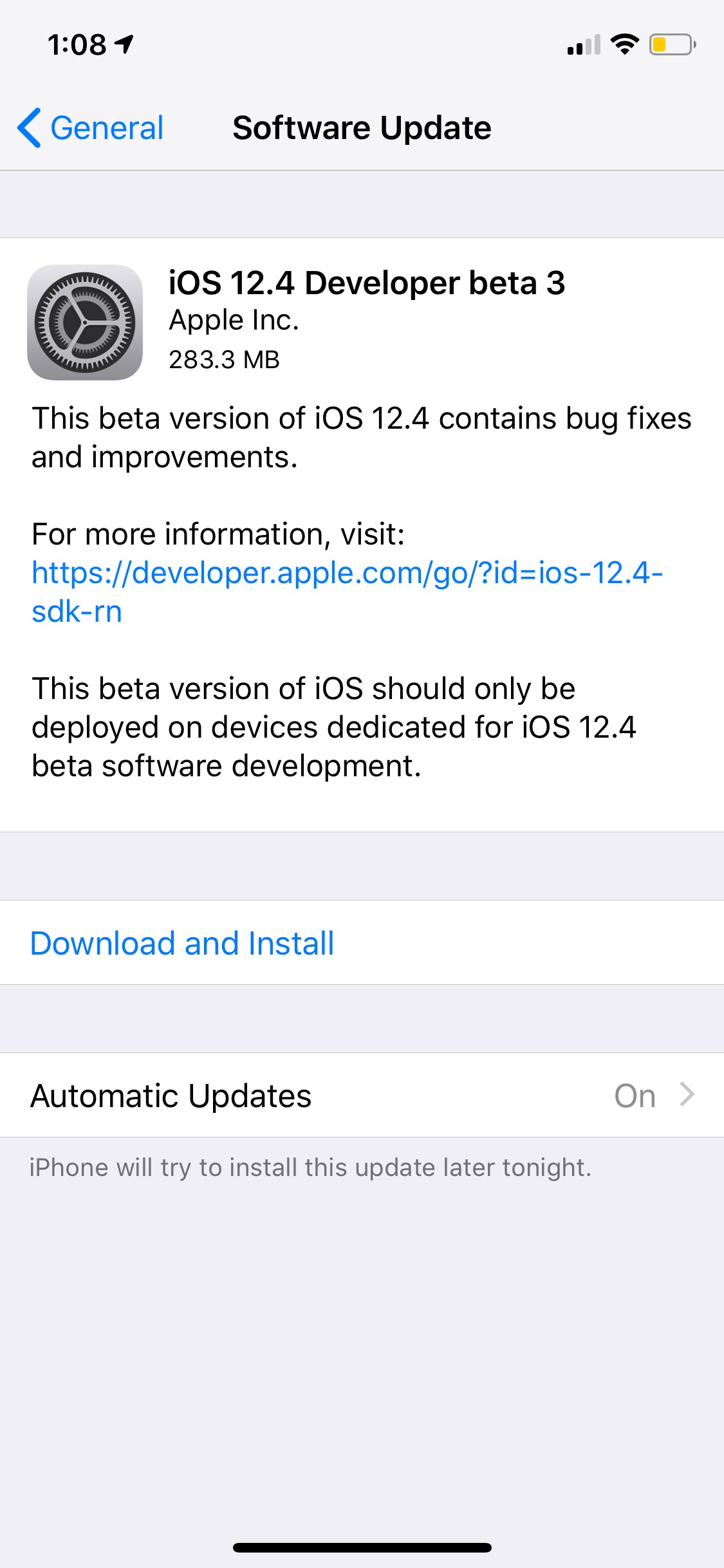 Apple Releases iOS 12.4 Beta 3 [Download]