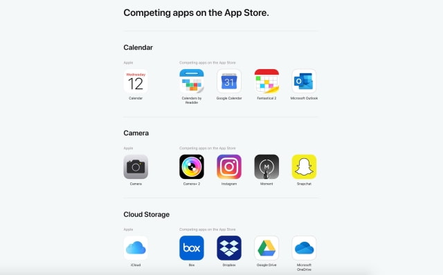 Apple Says It &#039;Welcomes Competition&#039; on the App Store