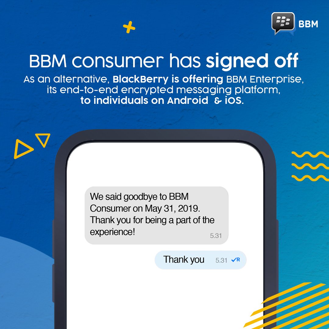 BlackBerry Messenger Officially Shut Down