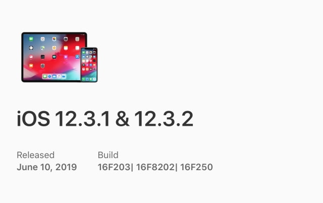 Apple Releases iOS 12.3.2 With Fix for Portrait Mode on iPhone 8 Plus [Download]