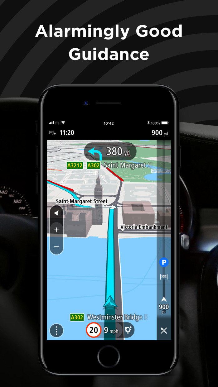 TomTom GO Navigation App Gets a Massive Update With Apple CarPlay, Lane Guidance, More