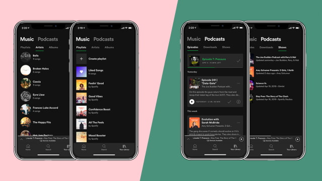 Spotify Announces Redesigned &#039;Your Library&#039; for Premium Users [Video]