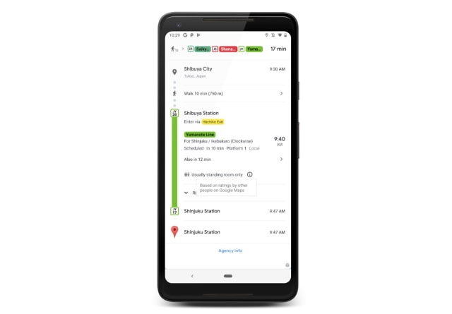 Google Maps App Gets Live Traffic Delays for Buses, Transit Crowdedness Predictions