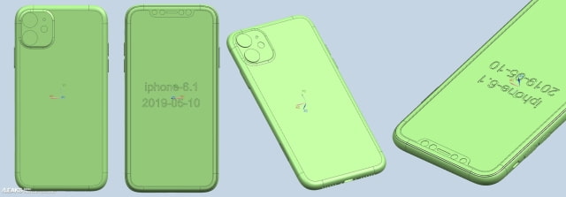 Leaked CAD Images of the iPhone 11 and iPhone 11R?