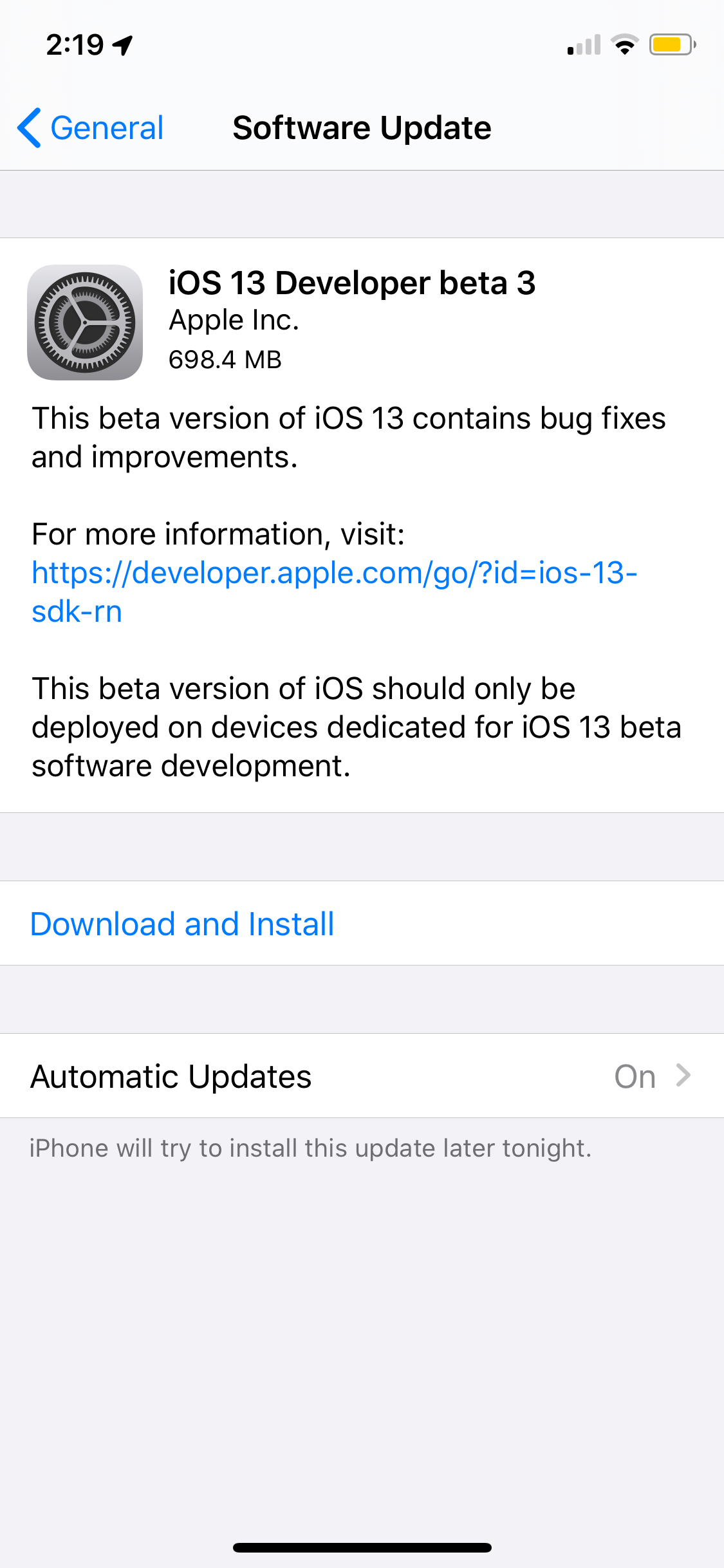 Apple Releases iOS 13 Beta 3 [Download]