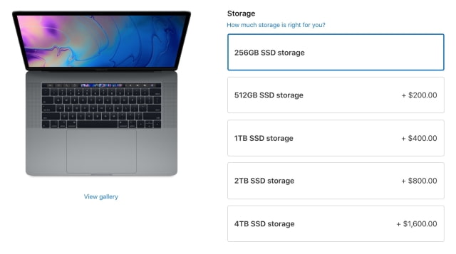 Apple Drops Mac SSD Upgrade Pricing 