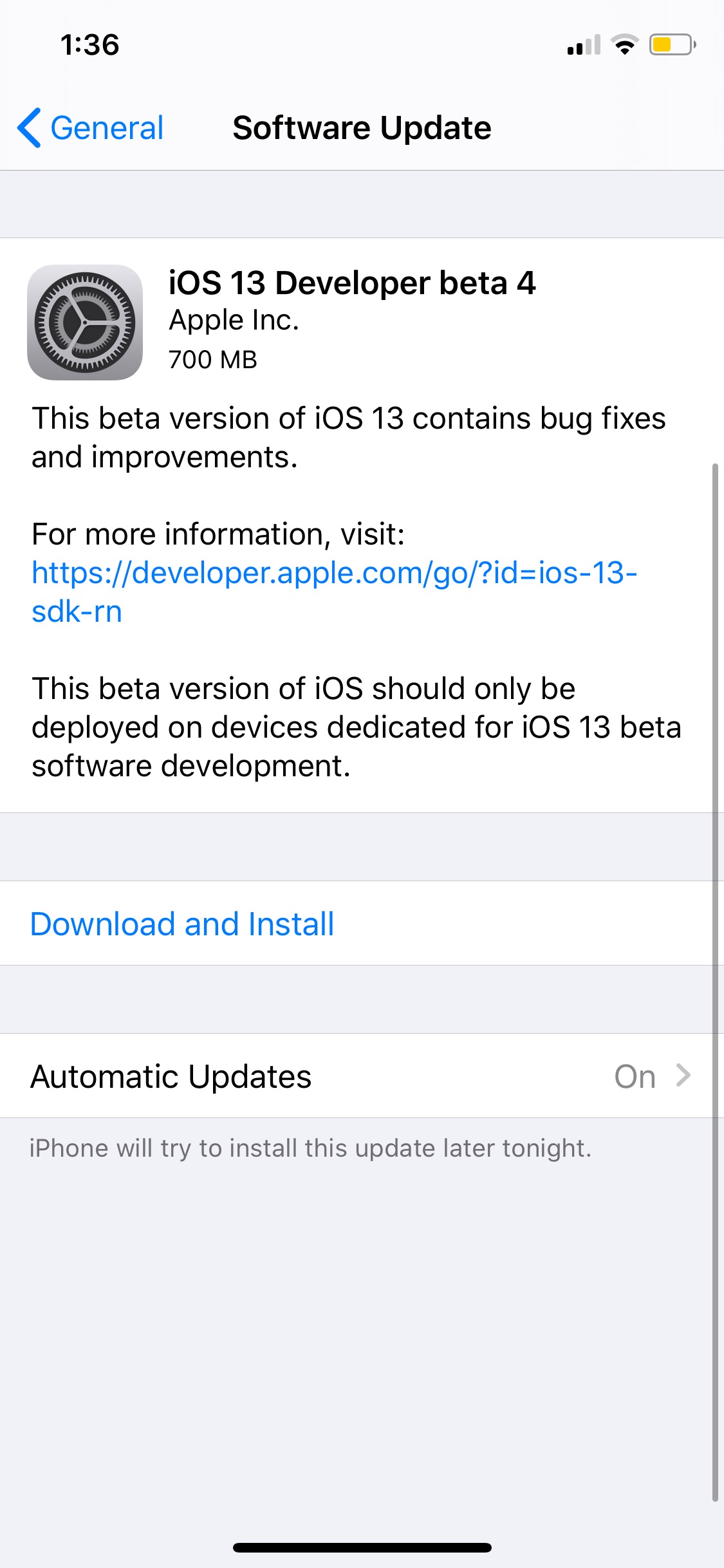 Apple Releases iOS 13 Beta 4 [Download]