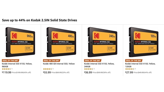 Kodak Solid State Drives On Sale for Up to 44% Off [Deal]