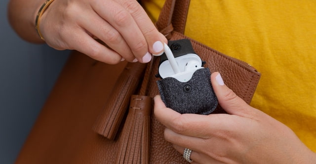 Twelve South AirSnap Case for AirPods Now Available in Twill