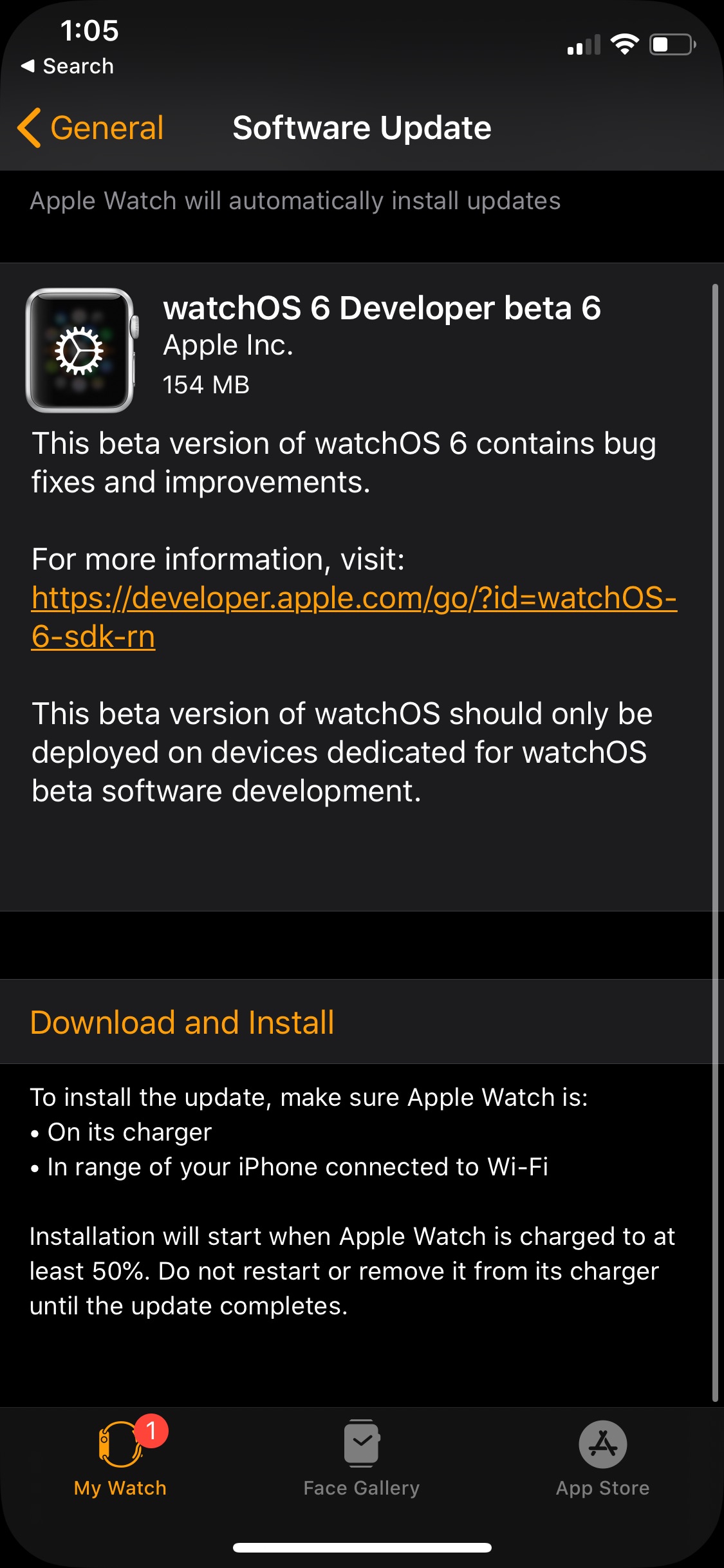 Apple Seeds watchOS 6 Beta 6 to Developers [Download]