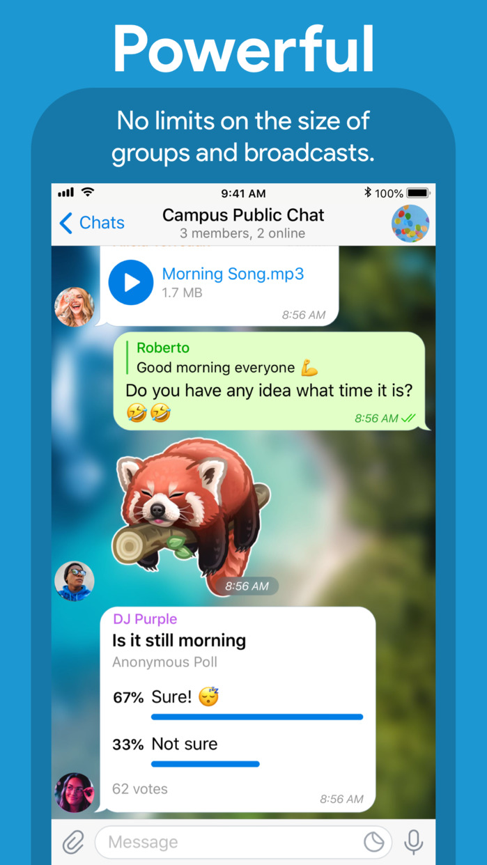 Telegram Messenger Gets Updated With Silent Messages, Group Admin Titles, and Slow Mode