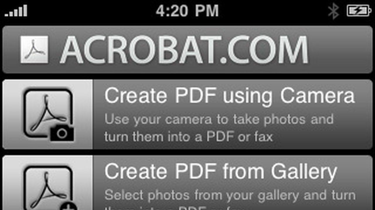Acrobat.com Mobile Now Available for the iPhone - iClarified