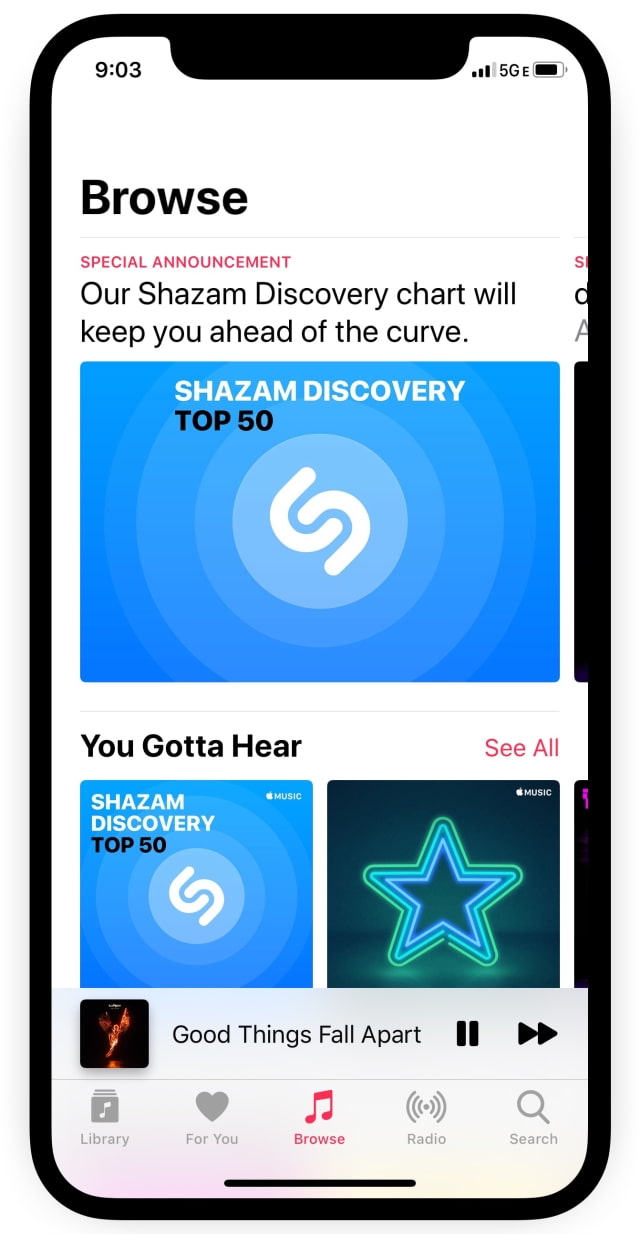 Apple Music Gets New &#039;Shazam Discovery Chart&#039;