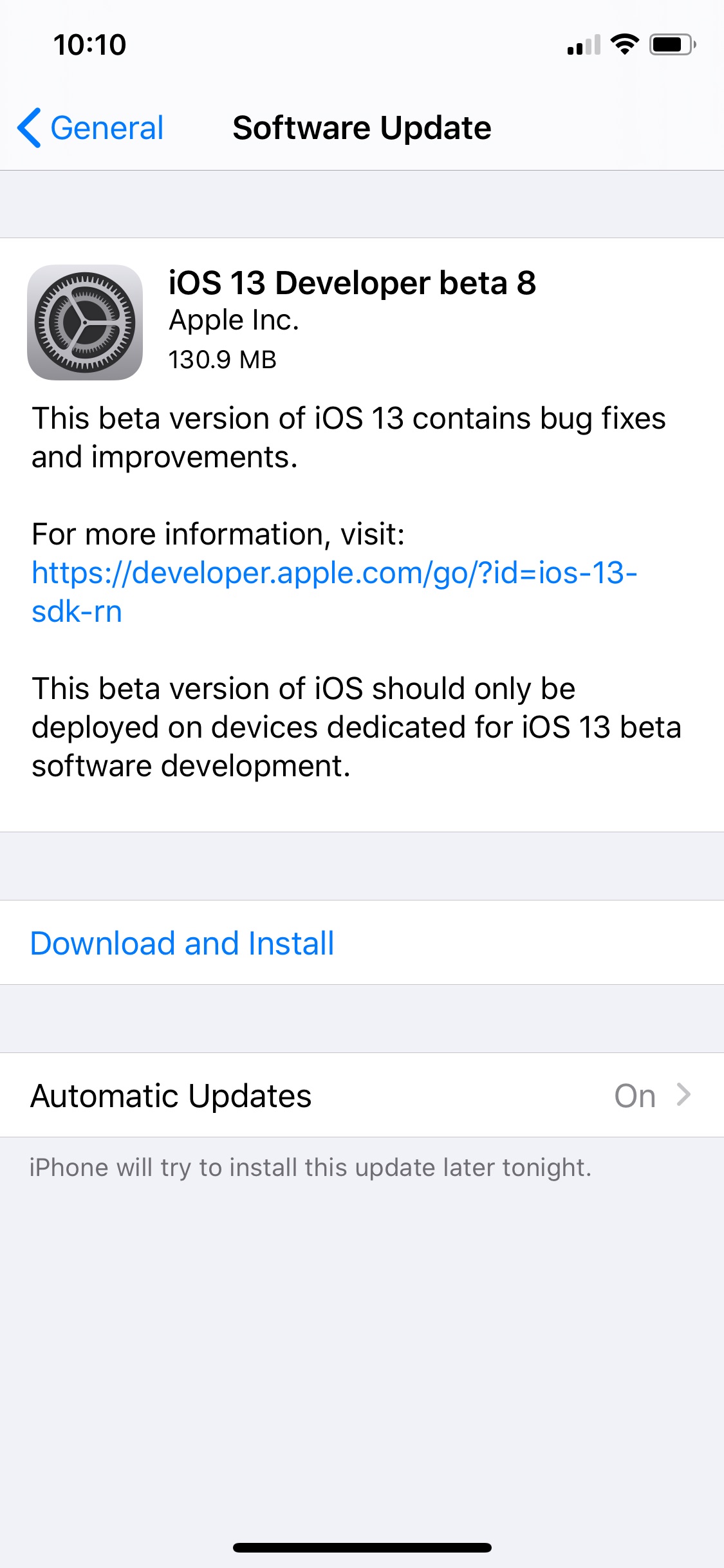 Apple Releases iOS 13 Beta 8 [Download]