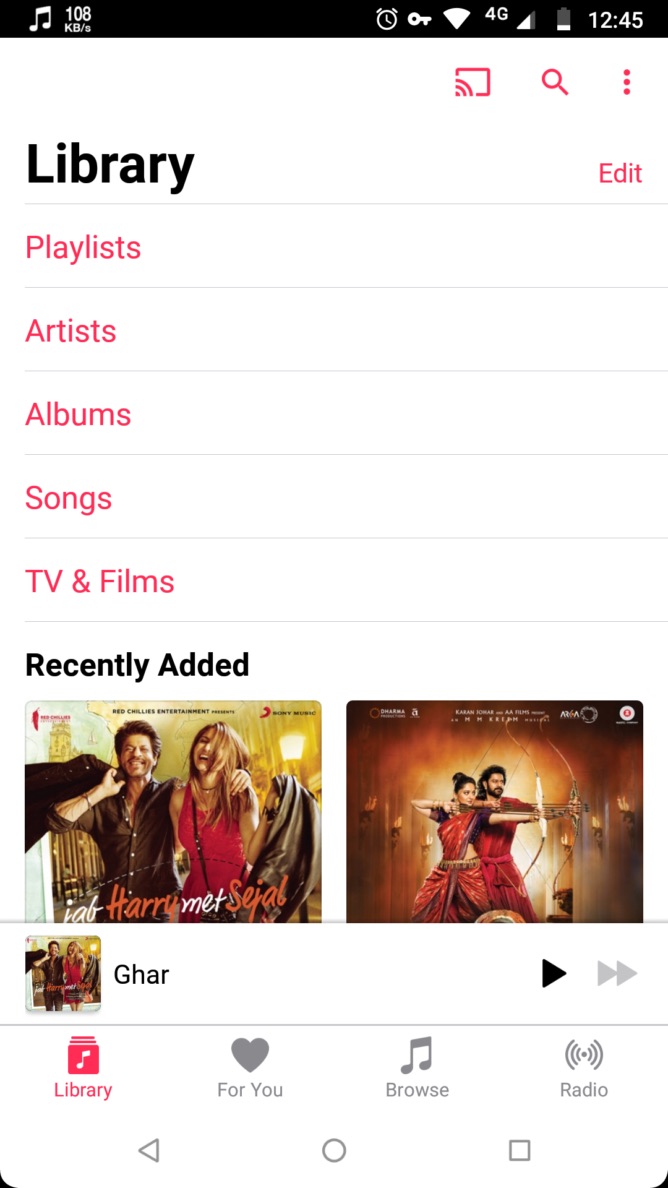 Apple Music Beta for Android Adds Chromecast Support, 100,000 Radio Stations