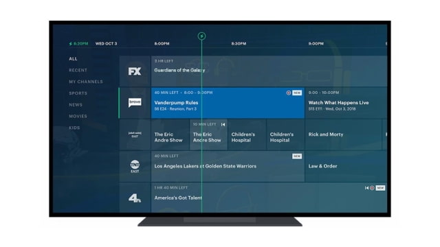 Hulu Launches Updated Live TV Guide for Web, Apple TV, and Roku Devices