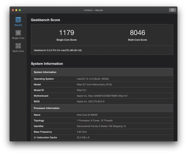 Primate Labs Releases Geekbench 5 [50% Off]