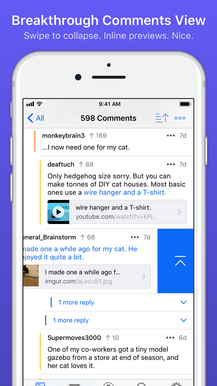 Apollo for Reddit Gets Better Private Messages Support, Auto Collapsing Child Comments, More