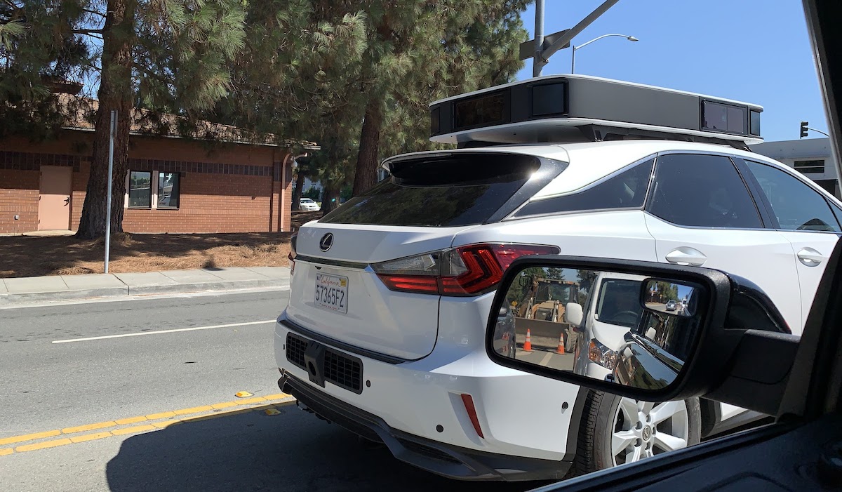 Apple Autonomous Vehicle Spotted With New Sensor Arrangement