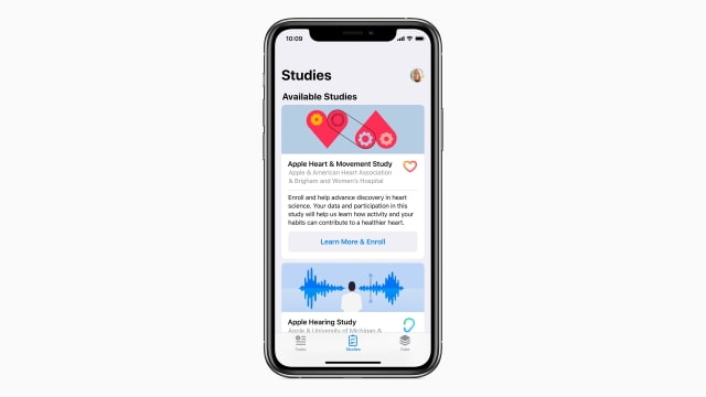 Apple Announces Three New Health Studies