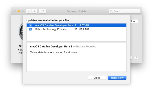 Apple Releases macOS Catalina 10.15 Beta 8 [Download]