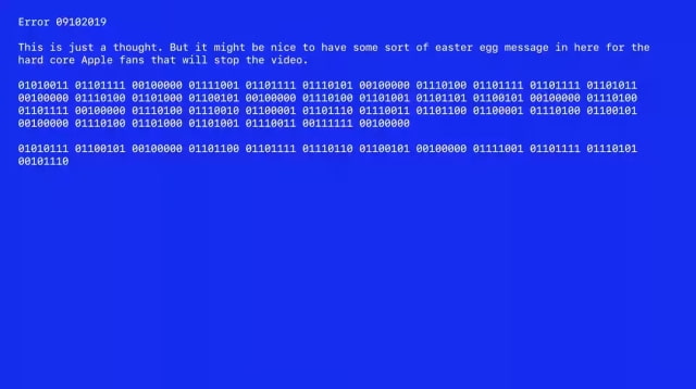 fængelsflugt hegn juni Apple's September Event Recap Video Includes Blue Screen of Death Easter  Egg Message - iClarified