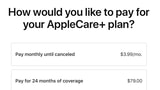 Apple Now Offers AppleCare+ as a Monthly Subscription