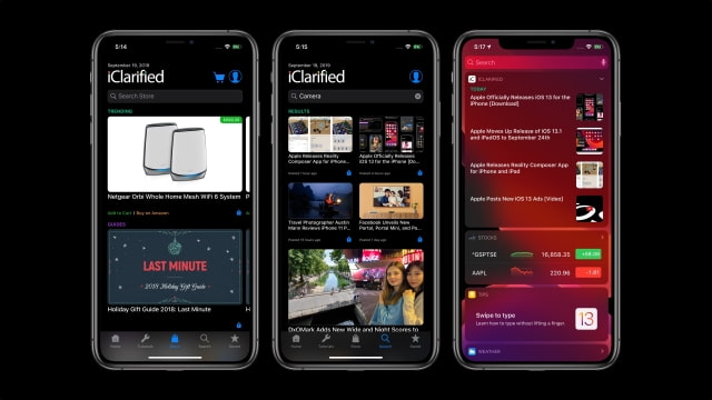 iClarified App Updated for iOS 13 With New Dark Mode, Today Extension, More [Download]