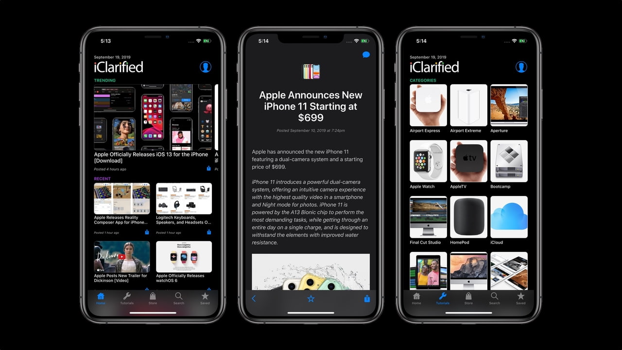 Iclarified App Updated For Ios 13 With New Dark Mode Today Extension More Download Iclarified
