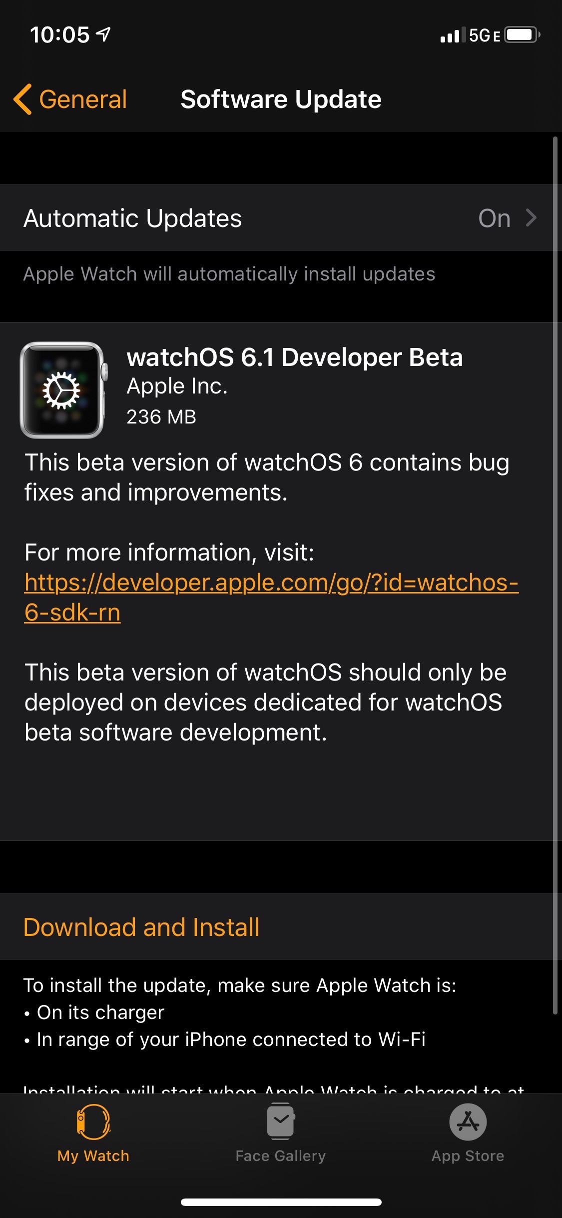 Apple Seeds watchOS 6.1 Beta to Developers [Download]