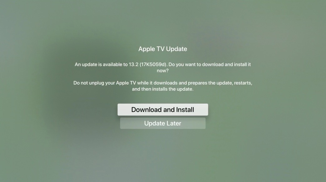 Apple Releases tvOS 13.2 Beta to Developers [Download]