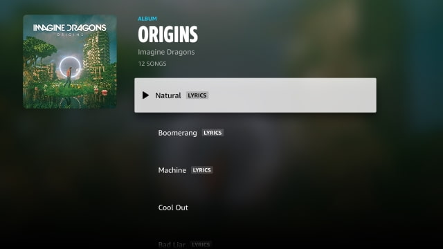 Amazon Music App Now Available for Apple TV