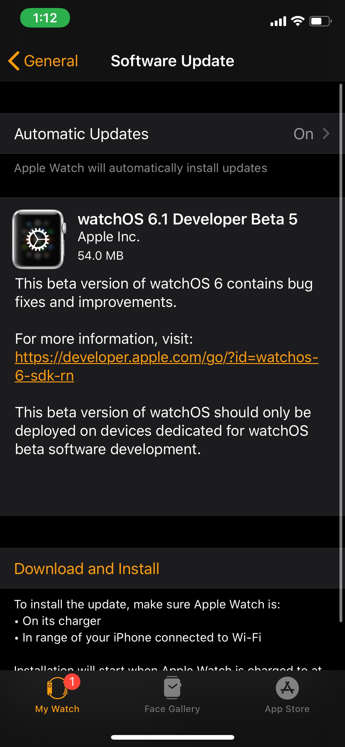 Apple Seeds watchOS 6.1 Beta 5 to Developers [Download]
