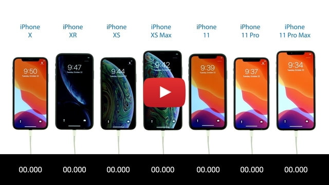 Boot Speed Test: iPhone 11/Pro/Max vs iPhone XR/XS/Max vs ...
