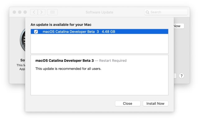 Apple Releases macOS Catalina 10.15.1 Beta 3 [Download]