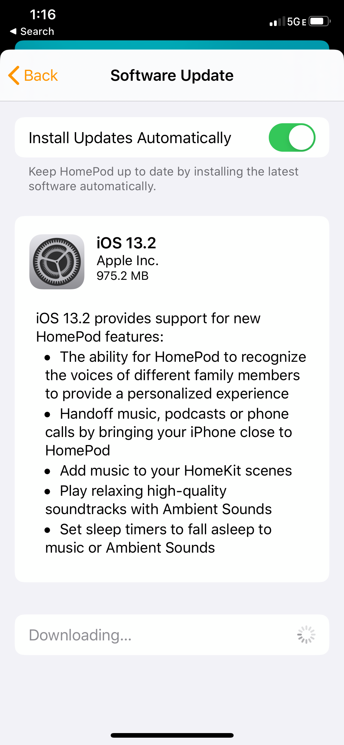 Apple Updates HomePod Software With User Recognition, Handoff, More