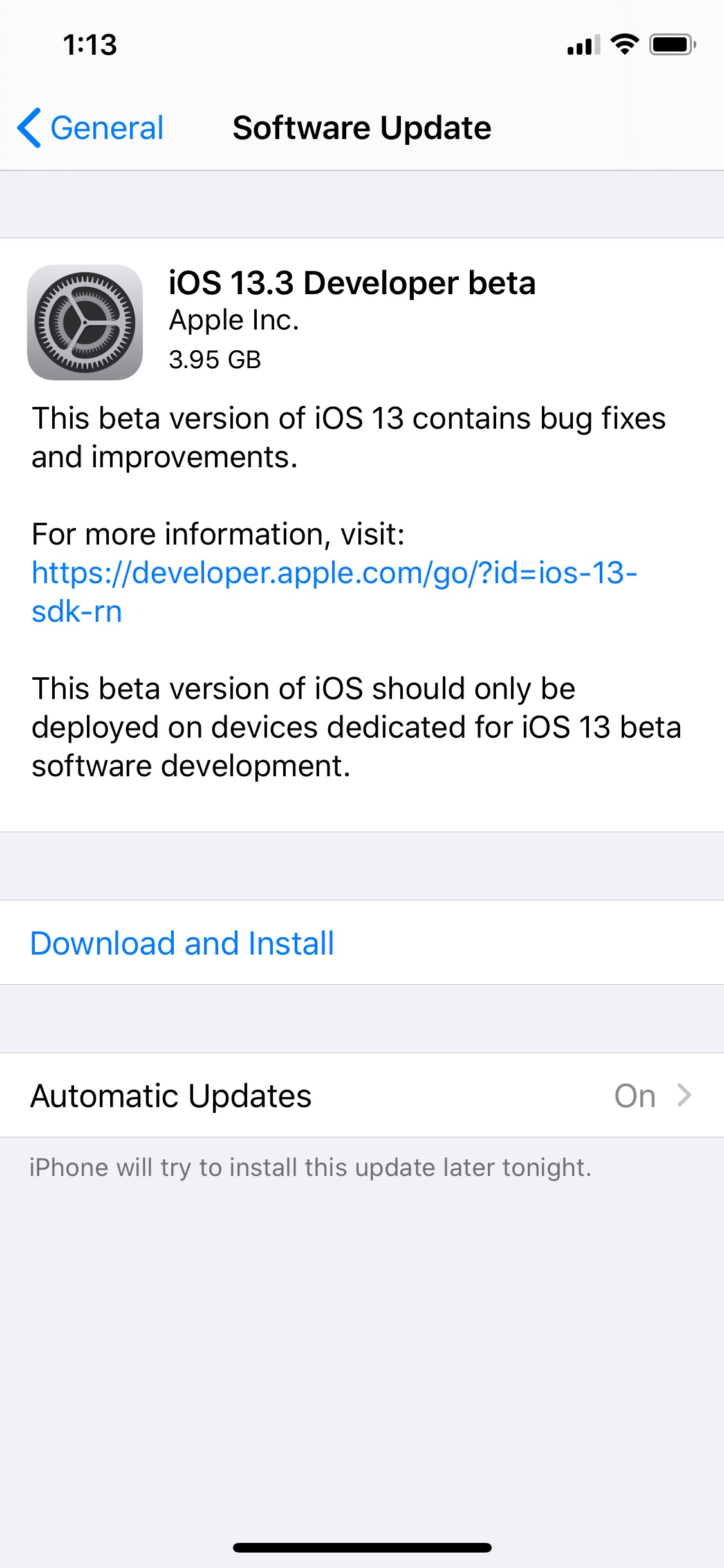 Apple Releases iOS 13.3 Beta [Download]